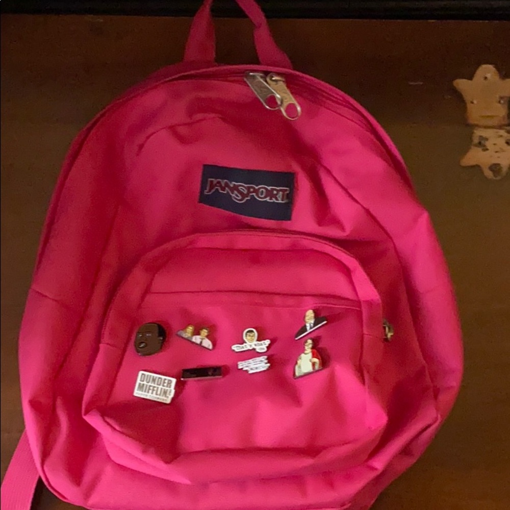 Jansport half pint backpack w/office pins included